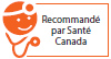 Recommandé par Santé Canada