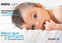 Mieux vivre avec notre enfant de la grossesse à deux ans