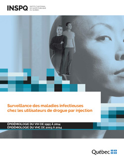 Surveillance des maladies infectieuses chez les utilisateurs de drogues par injection – Épidémiologie du VIH de 1995 à 2014 – Épidémiologie du VHC de 2003 à 2014