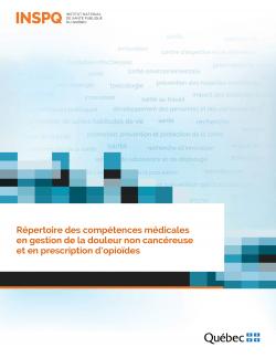 Répertoire des compétences médicales  en gestion de la douleur non cancéreuse  et en prescription d’opioïdes