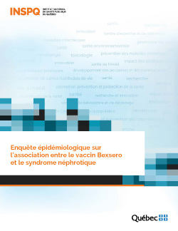 Enquête épidémiologique sur l’association entre le vaccin Bexsero et le syndrome néphrotique