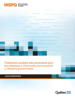 Traitement accéléré des partenaires pour  les infections à Chlamydia trachomatis et à Neisseria gonorrhoeae