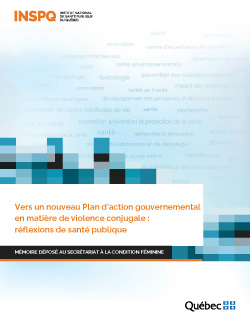 Vers un nouveau Plan d’action gouvernemental en matière de violence conjugale : réflexions de santé publique - Mémoire déposé au Secrétariat à la condition féminine