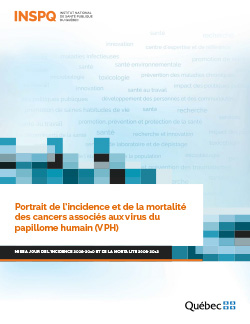 Portrait de l’incidence et de la mortalité des cancers associés aux virus du papillome humain (VPH) : mise à jour de l’incidence 2008-2010 et de la mortalité 2008-2012