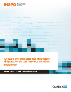 Analyse de l’efficacité des dispositifs d’épuration de l’air intérieur en milieu résidentiel 