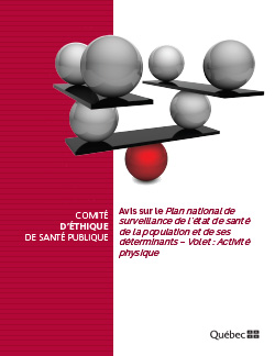 Avis sur le Plan national de surveillance de l'état de santé de la population et de ses déterminants – Volet : Activité physique