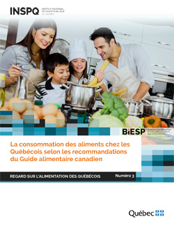 La consommation des aliments chez les Québécois selon les recommandations du Guide alimentaire canadien La consommation des aliments chez les Québécois selon les recommandations du Guide alimentaire canadien