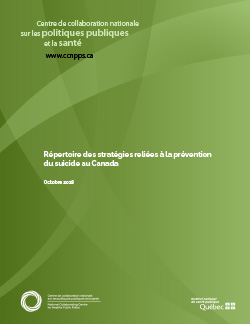 Répertoire des stratégies reliées à la prévention du suicide au Canada