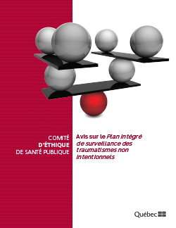 Avis sur le Plan intégré de surveillance des traumatismes non intentionnels