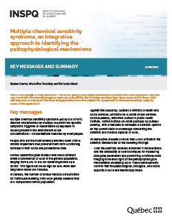 Multiple chemical sensitivity syndrome, an integrative approach to identifying the pathophysiological mechanisms