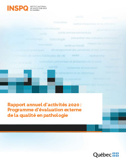 Rapport annuel d’activités 2020 : Programme d’évaluation externe de la qualité en pathologie
