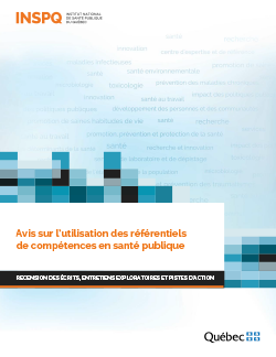 Avis sur l’utilisation des référentiels  de compétences en santé publique