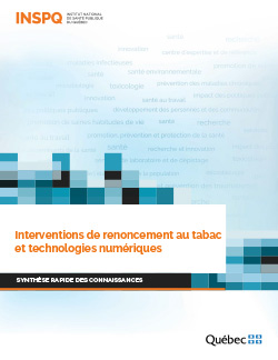 Interventions de renoncement au tabac et technologies numériques