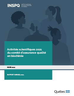 Activités scientifiques 2021 du comité d’assurance qualité en biochimie