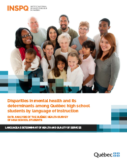 Disparities in mental health and its determinants among Québec high school students by language of instruction 