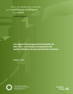 Les approches pangouvernementales de  bien-être : une analyse comparative de quatre initiatives de gouvernements centraux