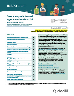 Services policiers et agences de sécurité