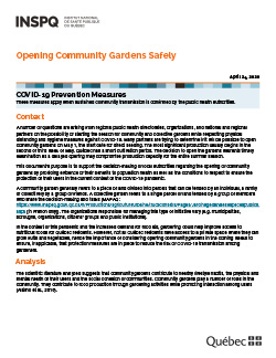 COVID-19: Opening Community Gardens Safely