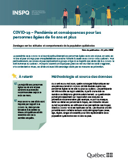 COVID-19 : Pandémie et conséquences pour les personnes âgées de 60 ans et plus COVID-19 : Pandémie et conséquences pour les personnes âgées de 60 ans et plus