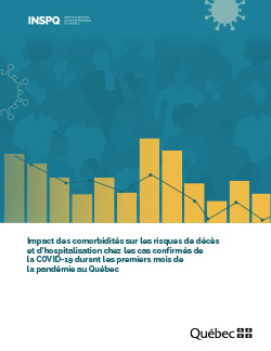 Impact des comorbidités sur les risques de décès et d’hospitalisation chez les cas confirmés de la COVID-19 durant les premiers mois de la pandémie au Québec