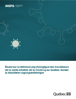 Étude sur la détresse psychologique des travailleurs de la santé atteints de la Covid-19 au Québec durant la deuxième vague pandémique