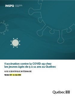 Vaccination contre la COVID-19 chez les jeunes âgés de 5 à 11 ans au Québec