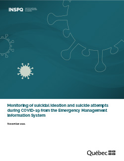 Monitoring of suicidal ideation and suicide attempts during COVID-19 from the Emergency Management Information System