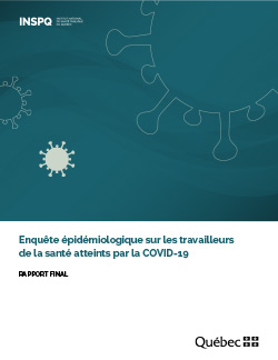 Enquête épidémiologique sur les travailleurs  de la santé atteints par la COVID-19 