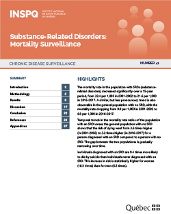 Substance-Related Disorders: Mortality Surveillance