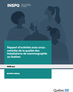 Rapport d’activités 2021-2022 : contrôle de la qualité des installations de mammographie au Québec
