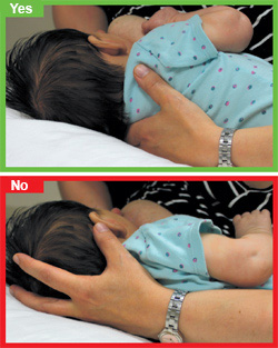 Cross-cradle position