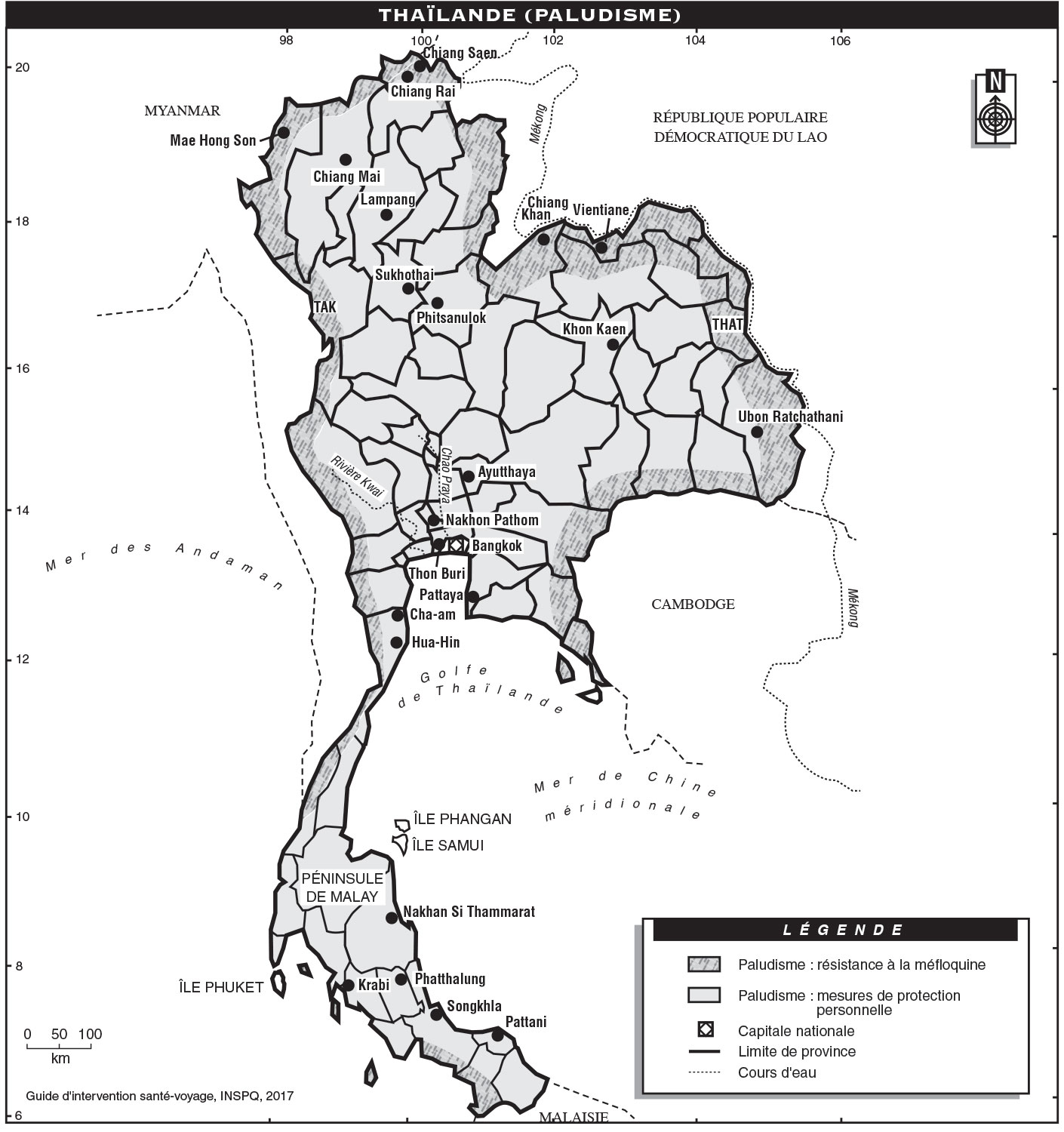 Thaïlande | Guide d'intervention santé-voyage | INSPQ Thaïlande | Guide d'intervention santé-voyage | INSPQ